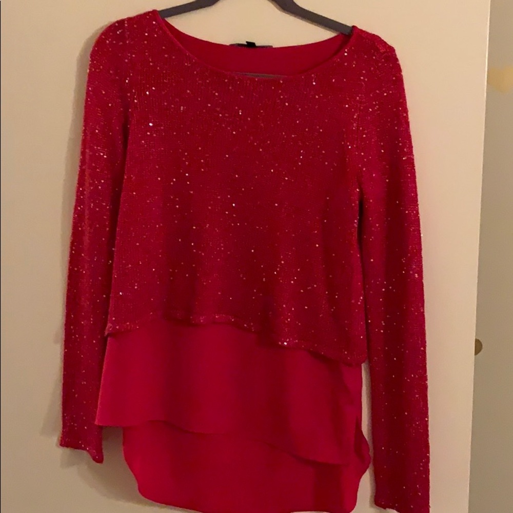 Gianni Bianni red sweater size xsmall